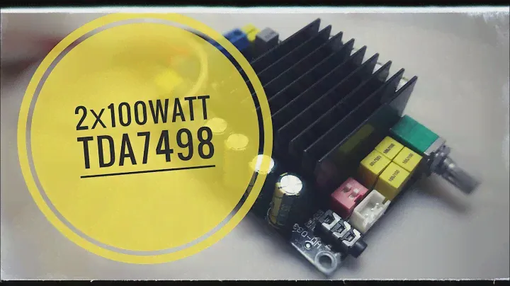 Усилитель на TDA7498 2x100Watt.Обзор, Тесты, Замеры